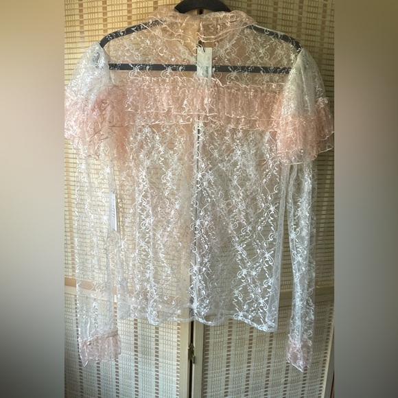 NWT Rodarte Lace Blouse - Picture 5 of 6
